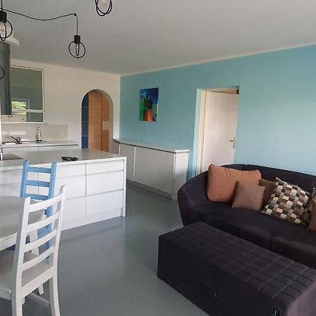 Sopockie Santorini Apartment โซพอต ภายนอก รูปภาพ