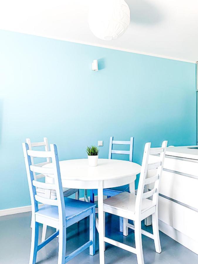 Sopockie Santorini Apartment โซพอต ภายนอก รูปภาพ